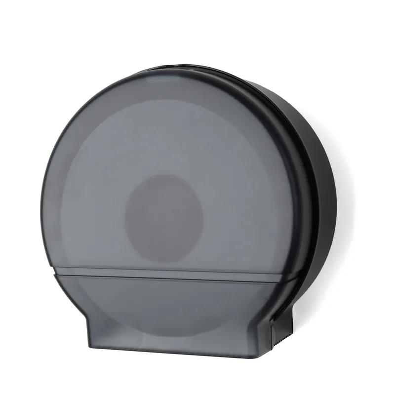 Toilet Paper Dispenser Plastic Black Translucent 1-Roll Jumbo (JRT) Universal Single 1/Each