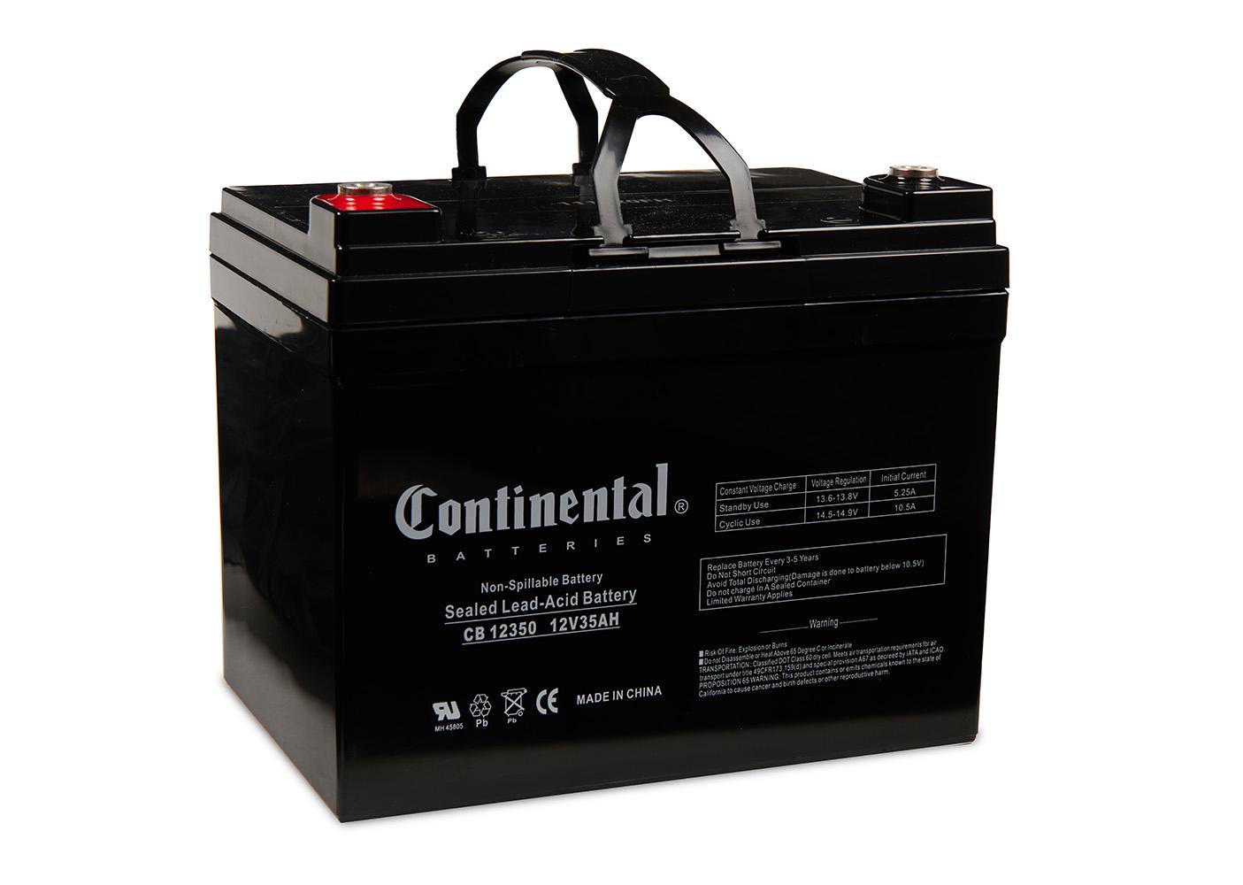 Battery 12 Volt 7.75X5.11X6.25 IN Black 35Ah SLA Chemistry AGM 1/Each