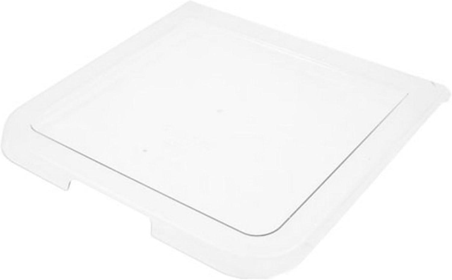Front Sider Lid IBS27 Cambro Ingredient Bin Translucent Rectangle Plastic 1/Each