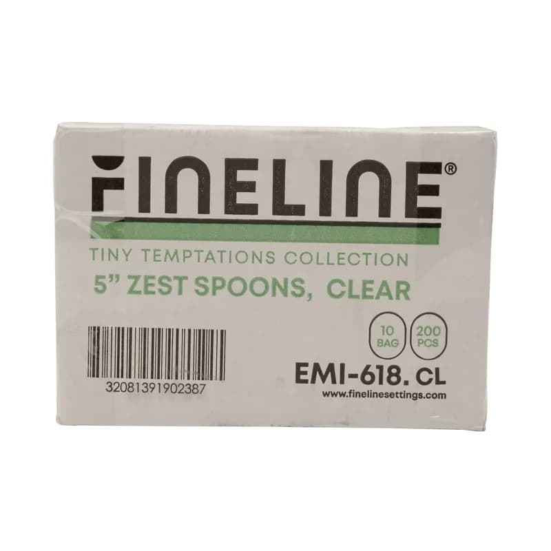 Small Wonders Tasting Spoon Plastic Clear 200/Case
