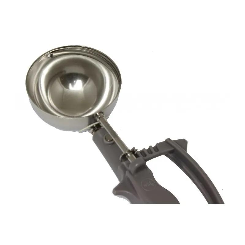 Disher 4 OZ Stainless Steel Gray Handle #8 Dishwasher Safe 1/Each