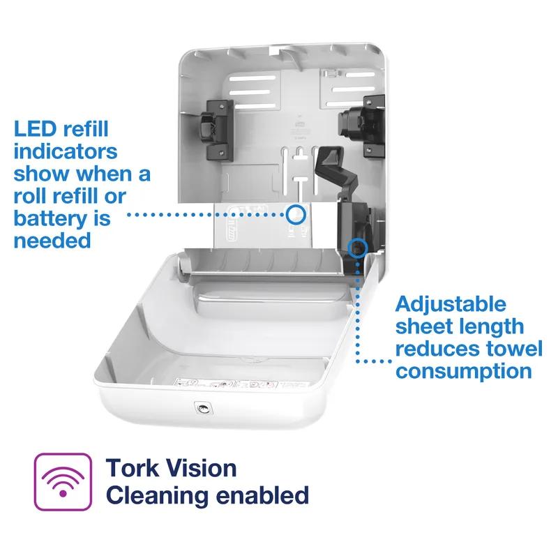 Tork Matic® Elevation Paper Towel Dispenser H1 8X13X14.5 IN Plastic White Automatic Universal 1/Each