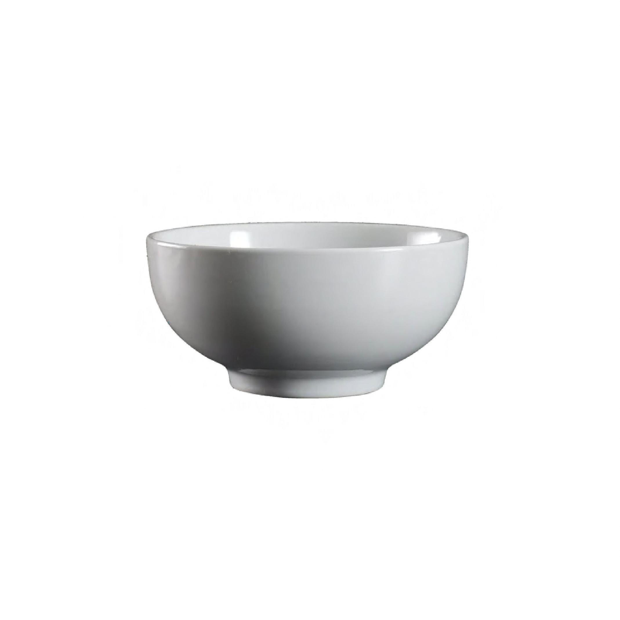 Ciotola Bowl 4 IN 7 OZ Porcelain White Round Dishwasher Safe Dual Ovenable 24/Case