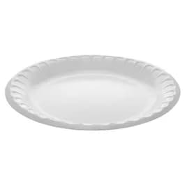 Placesetter® Plate 8.9X0.8 IN Polystyrene Foam White Round Laminated 500/Case