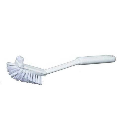 Dishes Brush Plastic Nylon Hygienic With Plastic Handle 1/Each