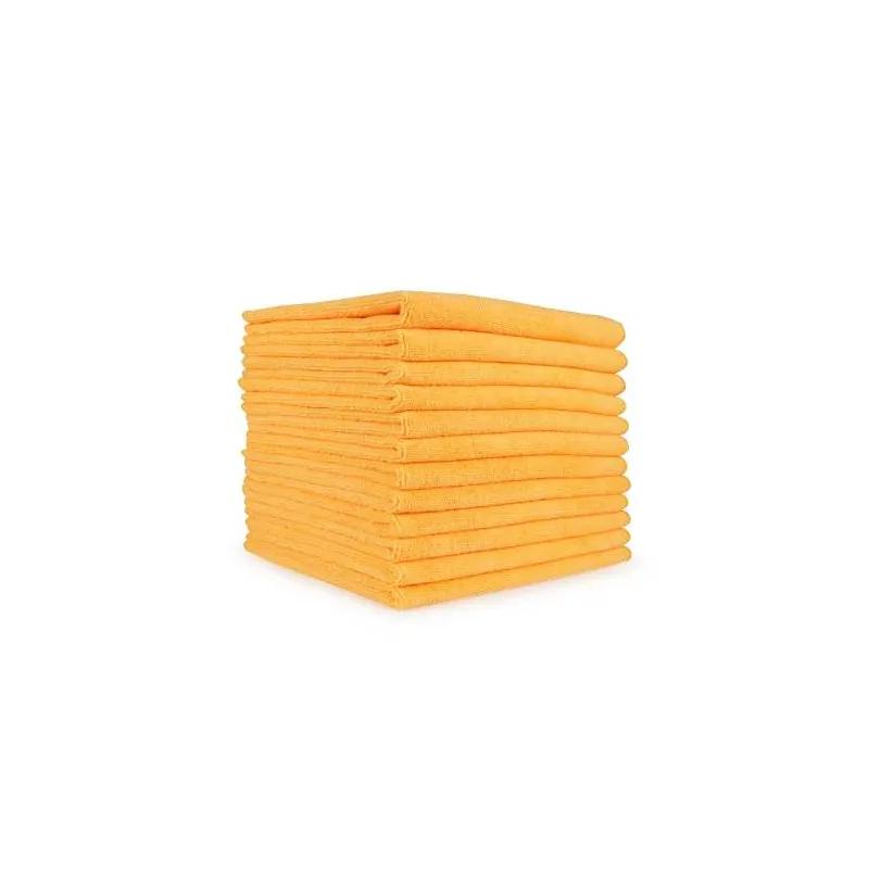 HOSPECO® Smart Choice Cleaning Cloth 16X16 IN Microfiber Orange Square 12/Pack