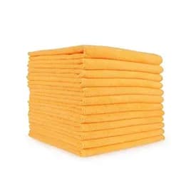 HOSPECO® Smart Choice Cleaning Cloth 16X16 IN Microfiber Orange Square 12/Pack