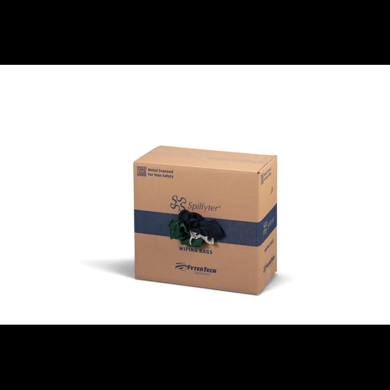 Spilfyter™ T-Shirt Rag 25 LB Textile Assorted Reclaimed Box 1/Box