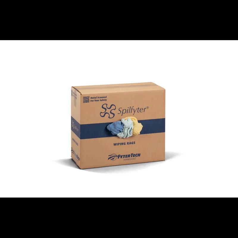 Spilfyter™ Knit Rag 25 LB Terry Cloth Assorted Reclaimed Cut Box 1/Box