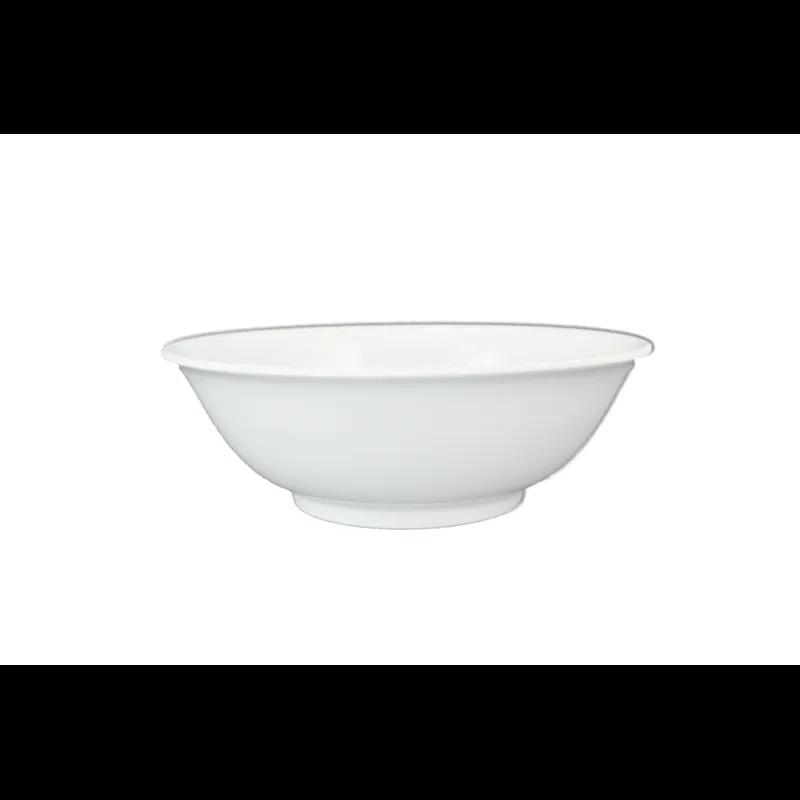 Serving Bowl 8.07X8.07X2.68 IN 41 OZ Melamine White Rimless Dishwasher Safe 12/Case