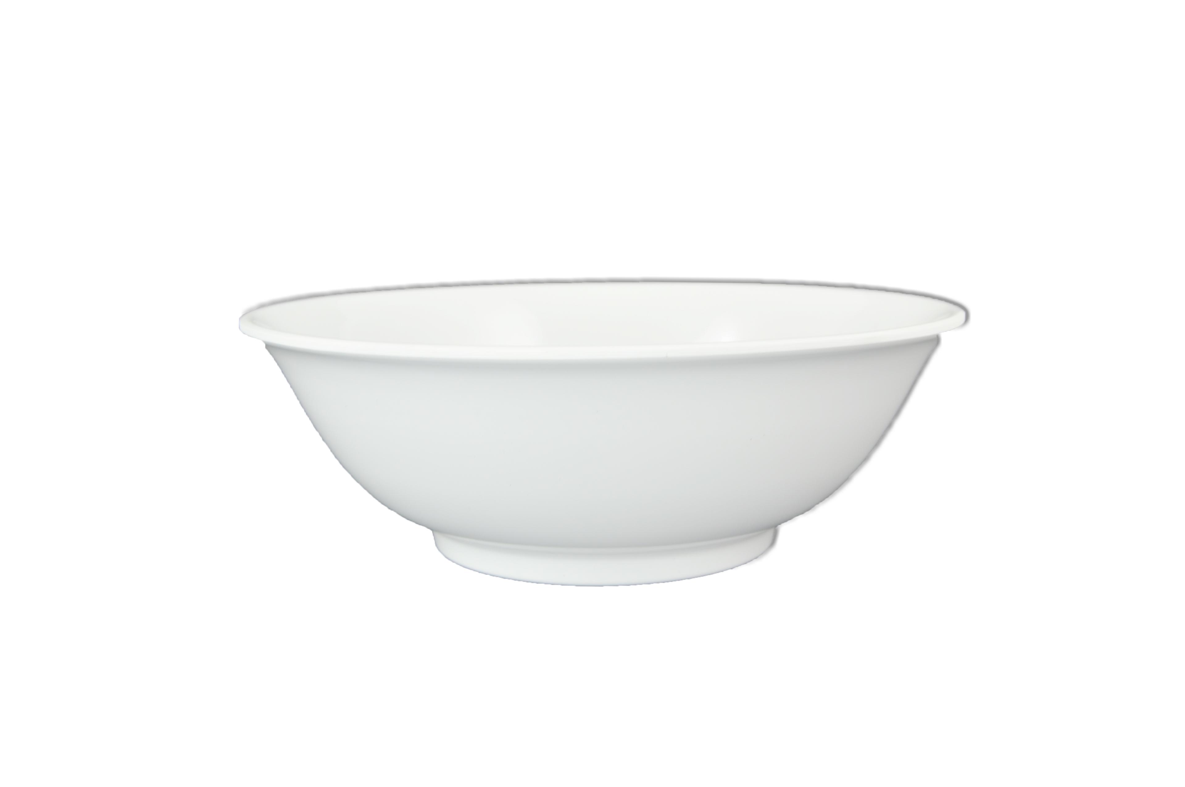 Serving Bowl 8.07X8.07X2.68 IN 41 OZ Melamine White Rimless Dishwasher Safe 12/Case