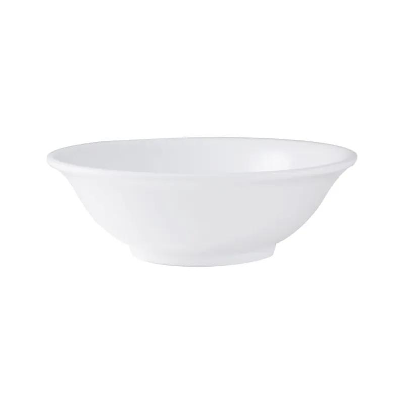 Serving Bowl 8 IN 41 OZ Melamine White Rimless Dishwasher Safe 12/Case