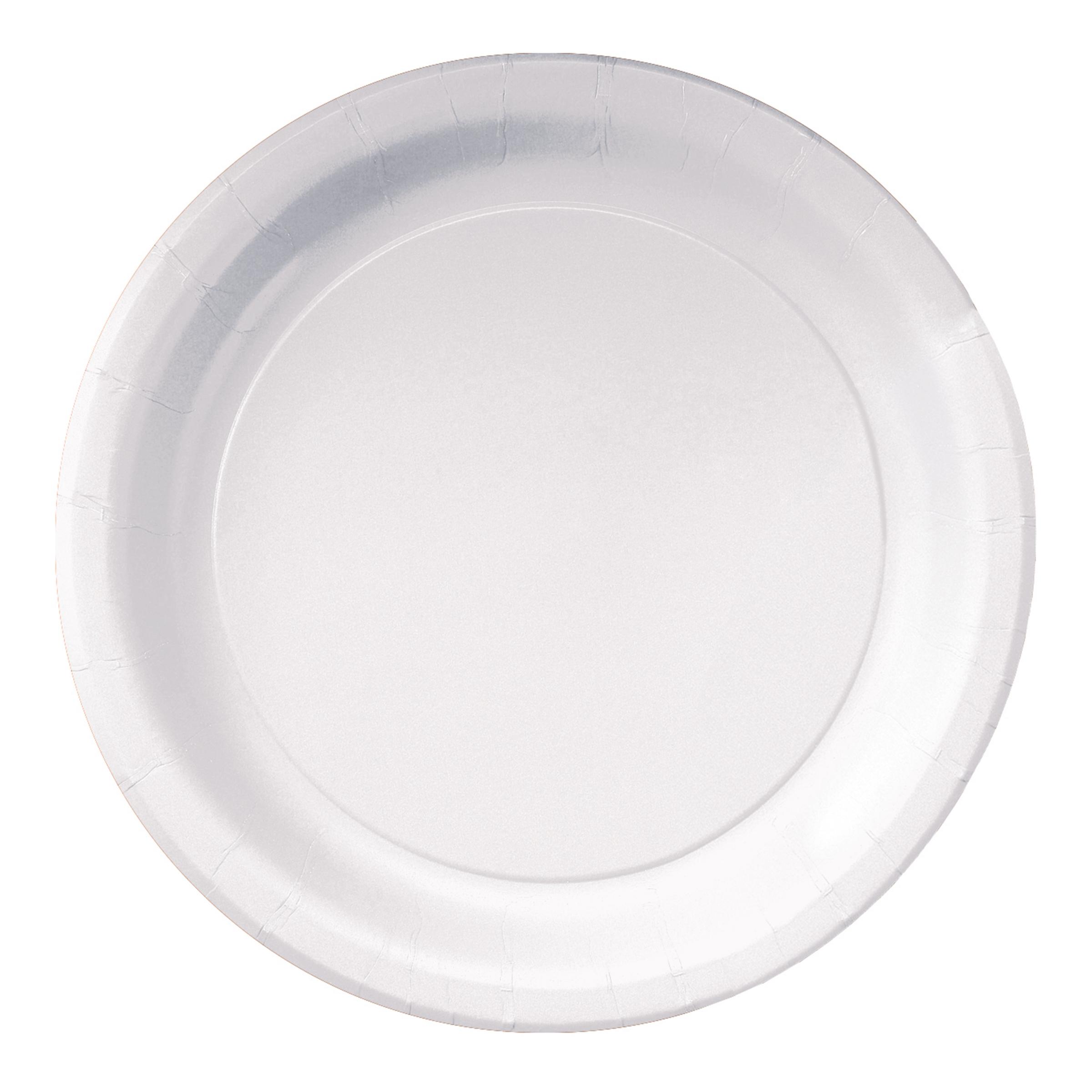 Plate 9 IN Coated Paper White Medium Weight 500/Case