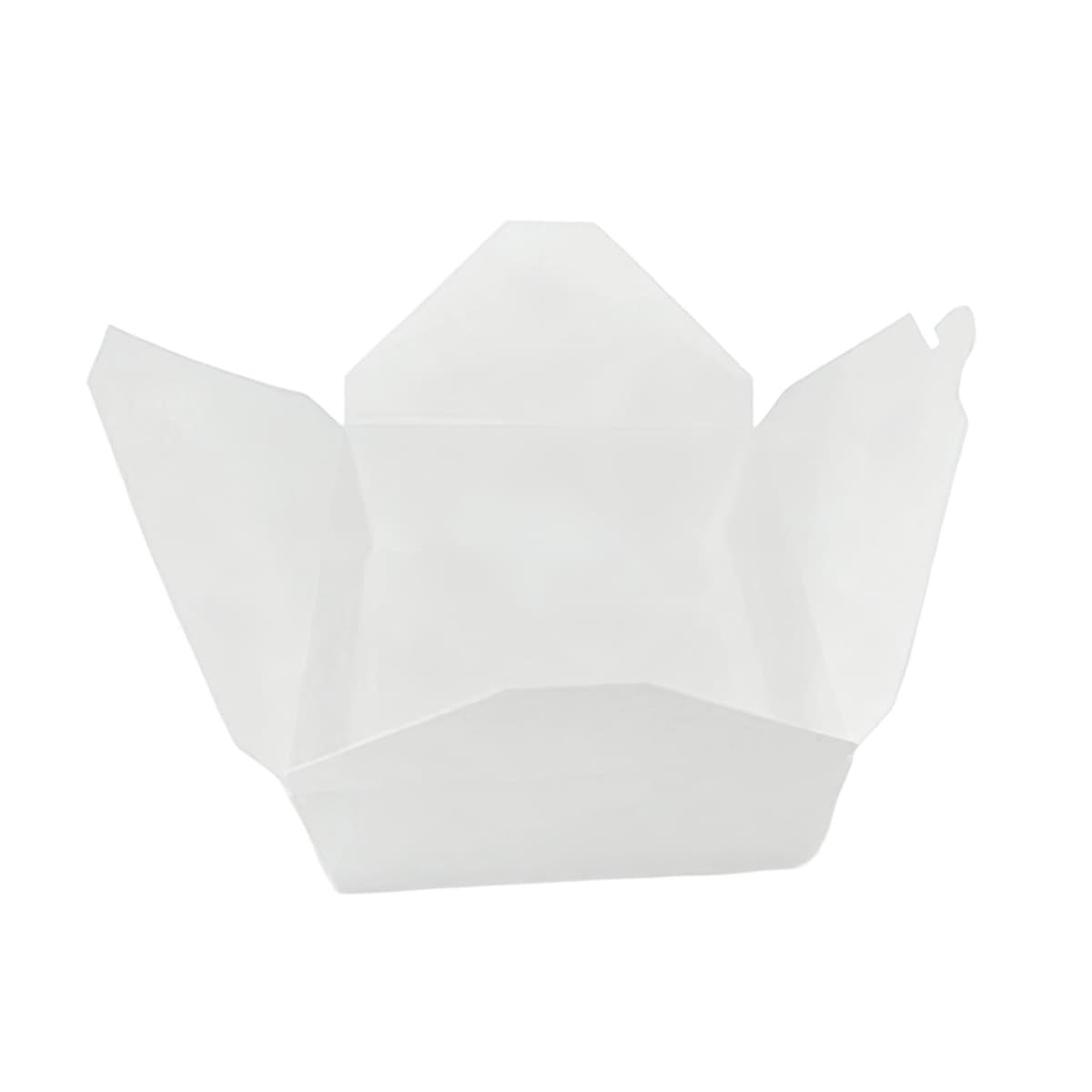 Victoria Bay #2 Take-Out Box Fold-Top 8.4X6.1X2 IN Paper White Cut Resistant Grease Resistant Leak Resistant 200/Case