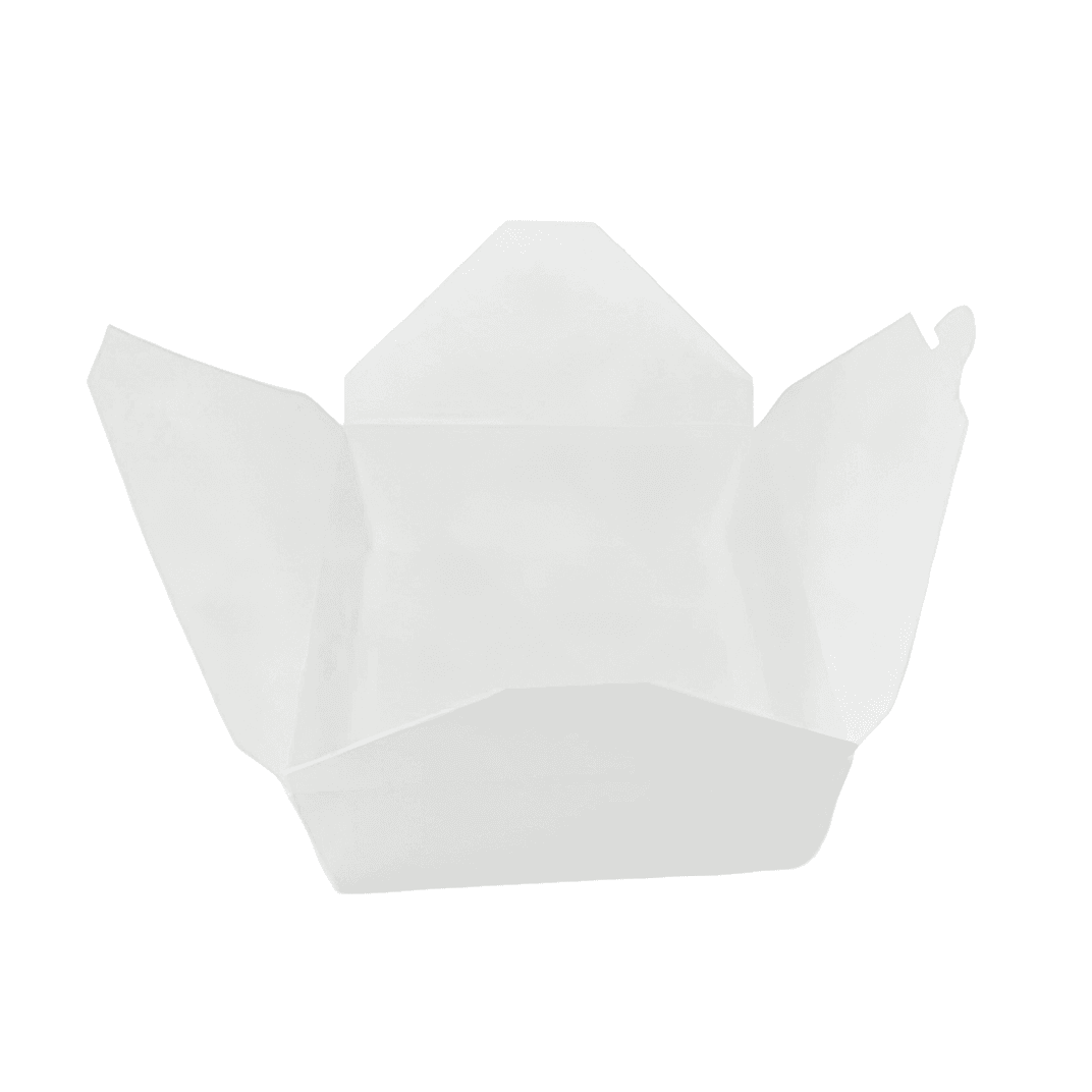 Victoria Bay #2 Take-Out Box Fold-Top 8.4X6.1X2 IN Paper White Cut Resistant Grease Resistant Leak Resistant 200/Case
