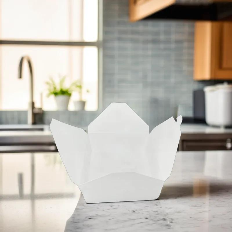 Victoria Bay #2 Take-Out Box Fold-Top 8.4X6.1X2 IN Paper White Cut Resistant Grease Resistant Leak Resistant 200/Case