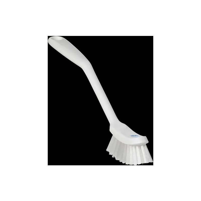 Dishes Brush PP Polyester Stainless Steel White Narrow Medium Bristle Stiffness 1/Each