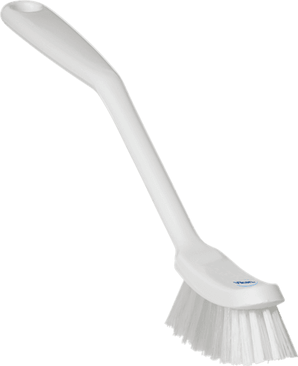 Dishes Brush PP Polyester Stainless Steel White Narrow Medium Bristle Stiffness 1/Each