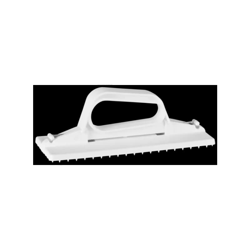 Pad Holder 9 IN Polypropylene (PP) Stainless Steel Nylon White Handheld 1/Each