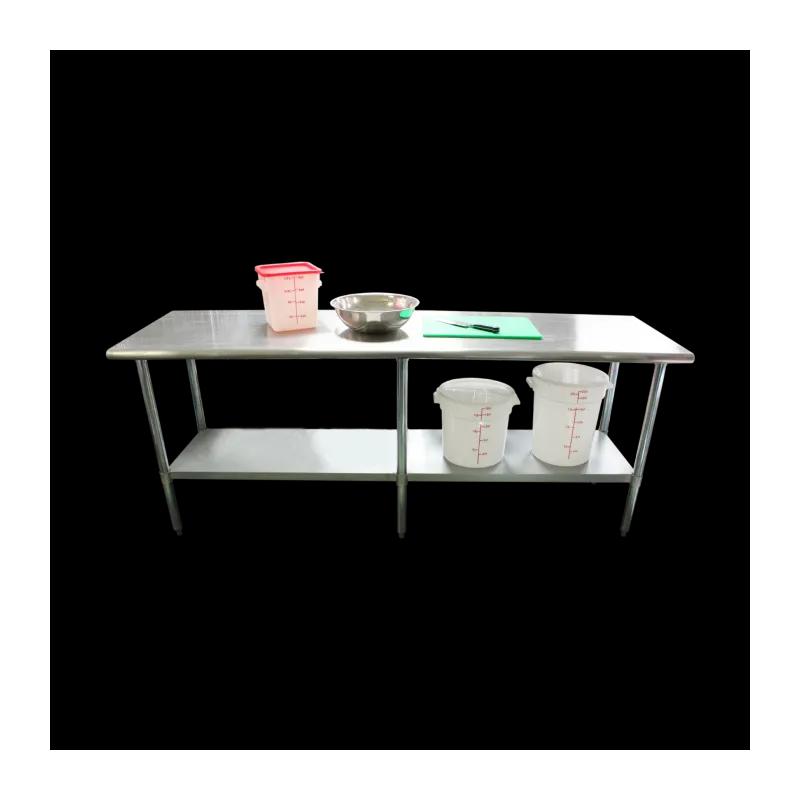 Worktable 30X96 IN Stainless Steel Flat Top 1/Each