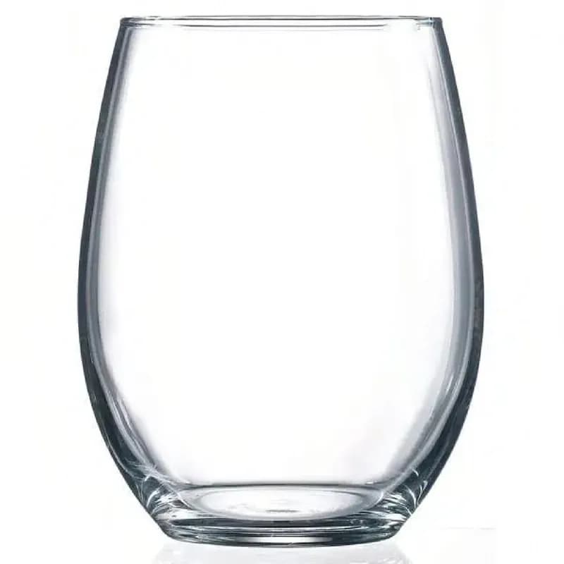 Arcoroc Perfection Wine Glass 21 FLOZ Soda Lime Glass Stemless 12/Case