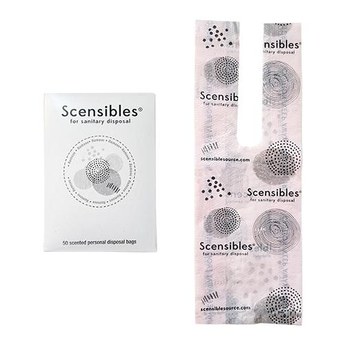Scensibles® Menstrual Care Disposal Bag 3.375X2X9.75 IN Pink Gray HDPE 1200/Case