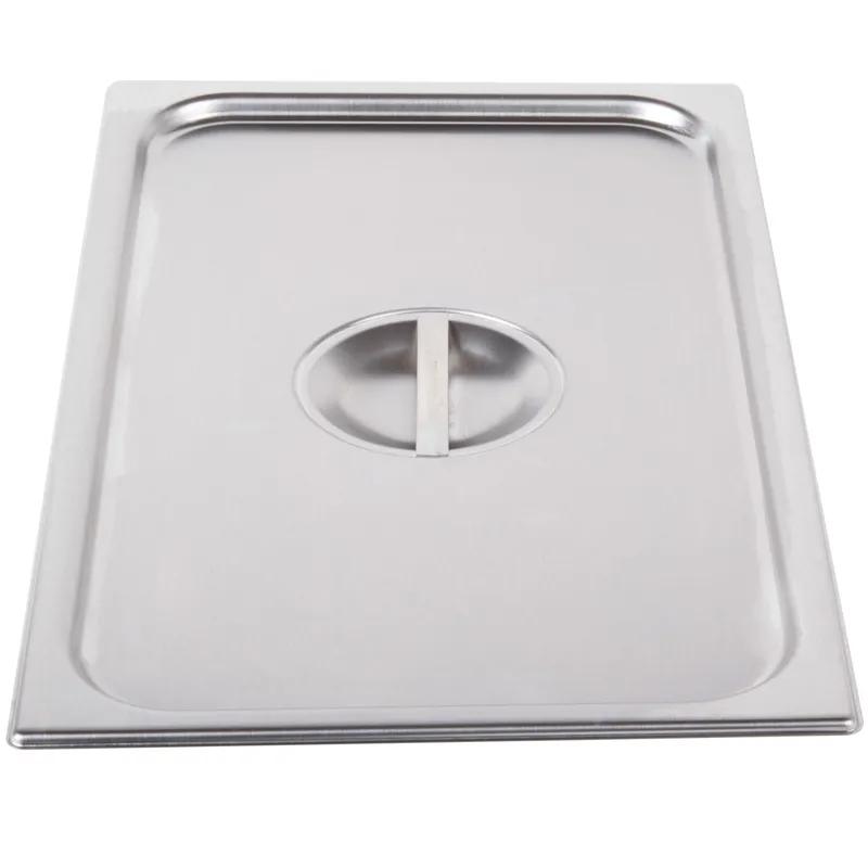 Super Pan V® Pan Cover 20.96X12.89X1.187 IN Stainless Steel Full Size Solid 1/Each