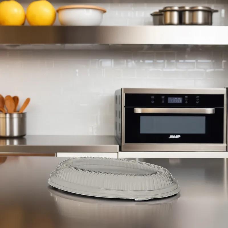 Lid Dome RPET Oval For 24 OZ Bowl 300/Case