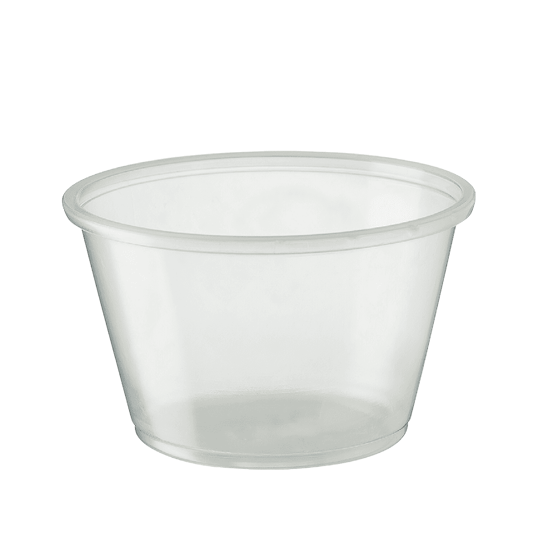 Souffle & Portion Cup 4 OZ Clear 2500/Case