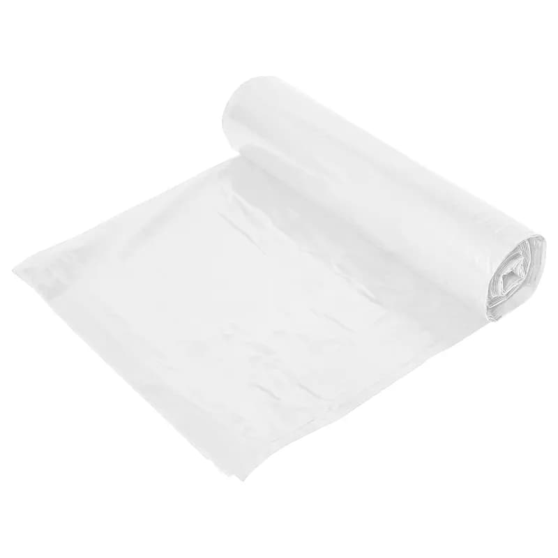 Can Liner 24X32 IN White Plastic 0.45MIL Roll 500/Case