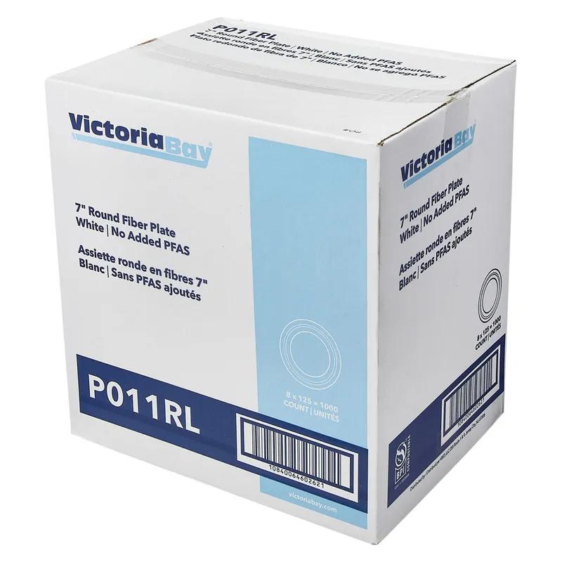 Victoria Bay Plate 7 IN Pulp Fiber Round 1000/Case