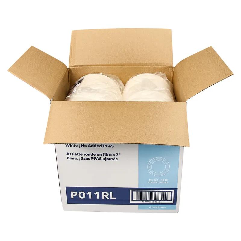 Victoria Bay Plate 7 IN Pulp Fiber Round 1000/Case