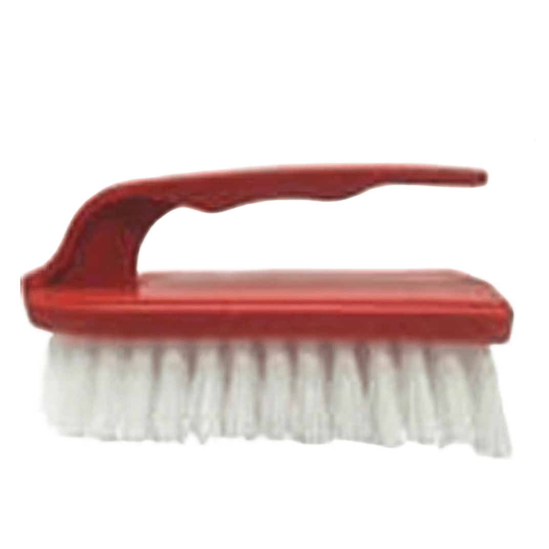 Scrub Brush Plastic Flat Iron 12/Case