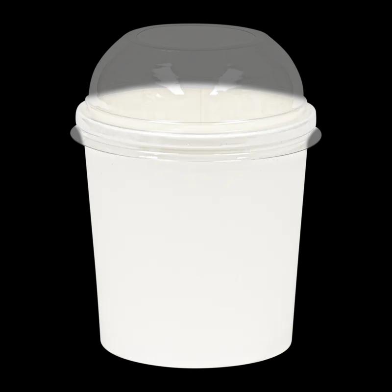 Soup Food Container Base 16 OZ SBS Paperboard White Tall Leak Resistant 500/Case