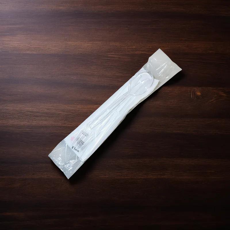 Victoria Bay 6PC Cutlery Kit Clear Heavy Duty With Napkin,Fork,Knife,Salt & Pepper,Soup Spoon 250/Case