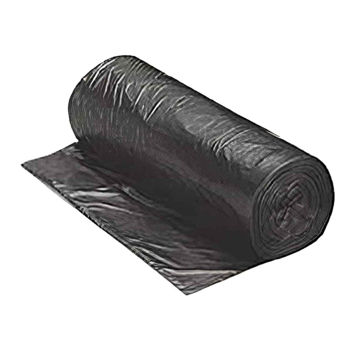 Can Liner 24X14X48 IN Black Plastic 3MIL Roll 75/Case