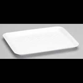 34/4S Meat Tray 7.2X9.3X0.4 IN Polystyrene Foam White Rectangle 500/Case