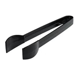 Tongs 7 IN Plastic Black 48/Case