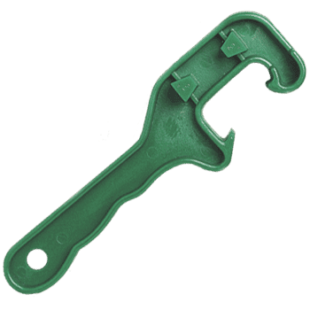 Drum Pail Opener 7.8X1.5 IN Molded Nylon Glass Fiber Green 6 Count/Case