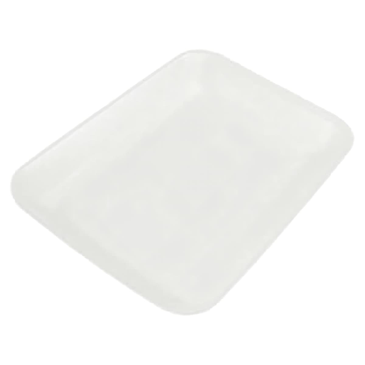 4D Tray 7.2X9.3X1.3 IN Foam White Rectangle 500/Case