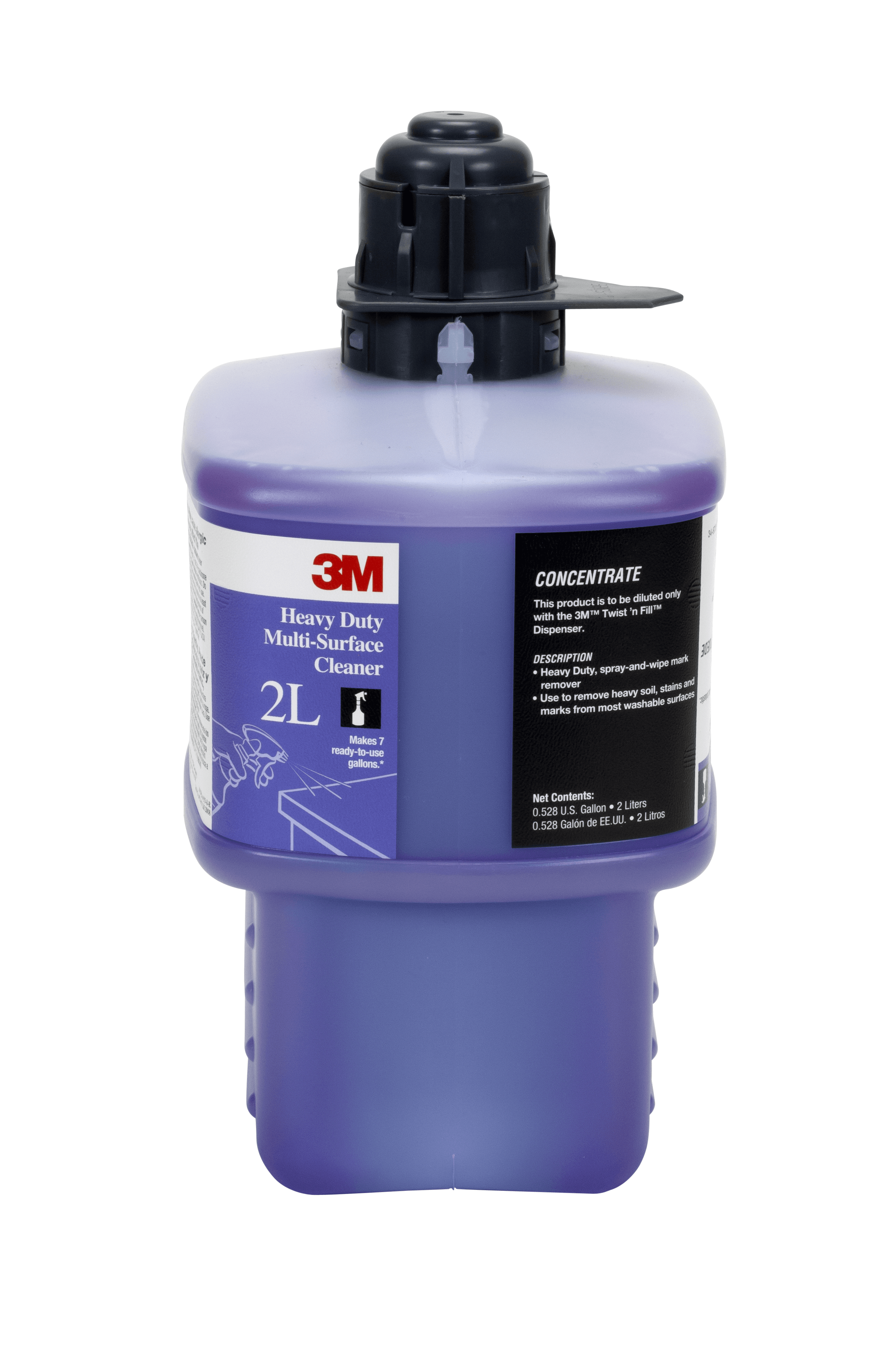 3M™ 2L Citrus Scent All Purpose Cleaner 2 L Multi Surface Heavy Duty Concentrate No Rinse 1/Box