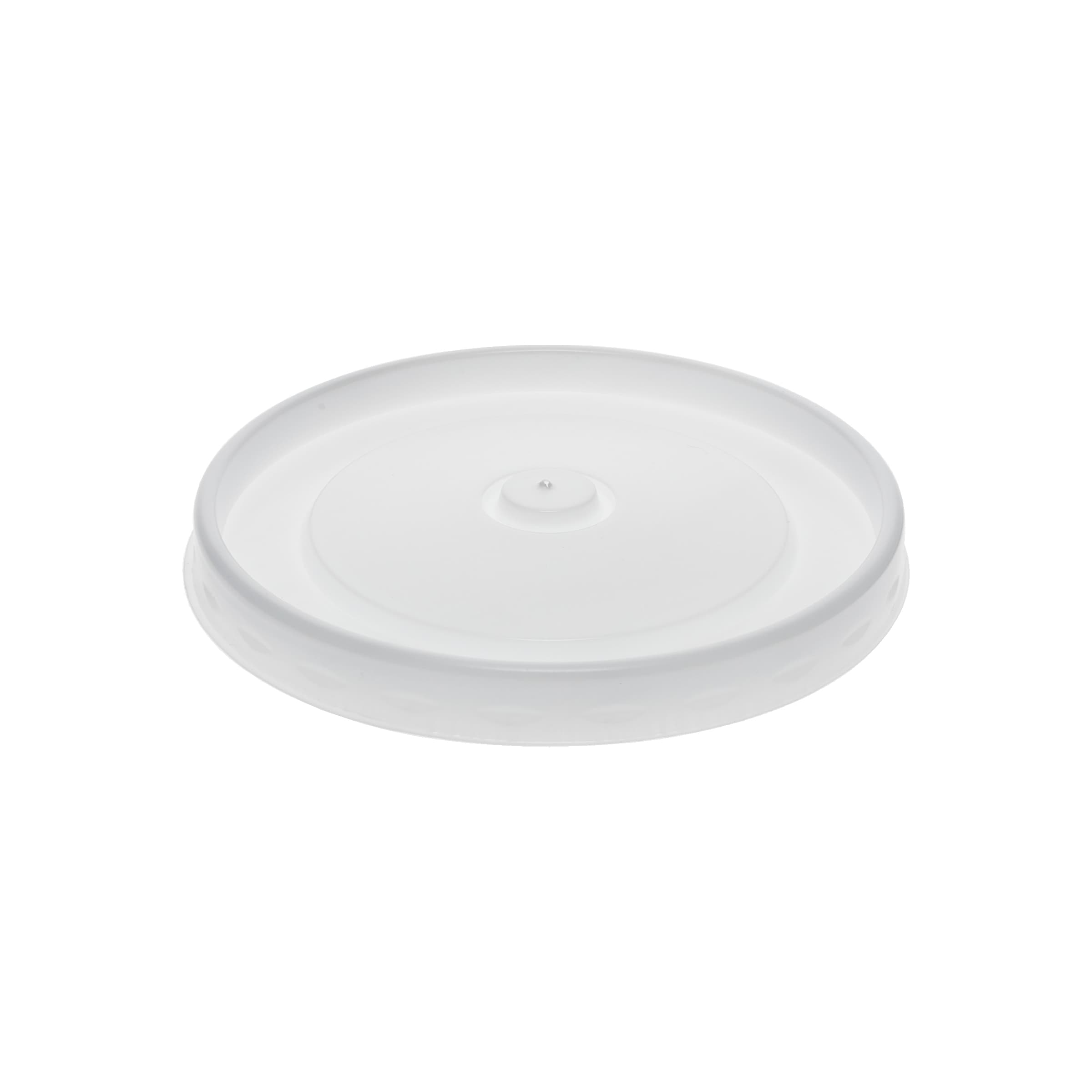 Lid 3.1X0.7 IN HIPS White For 32 OZ Soup Container 500/Case