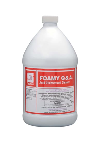Foamy Q & A® Floral Citrus Disinfectant Cleaner 1 GAL Acidic Acid 4/Case