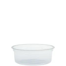 Solo® MicroGourmet® Deli Container Base & Lid Combo 8 OZ PP Clear 25 Count/Pack 20 Packs/Case 500 Count/Case