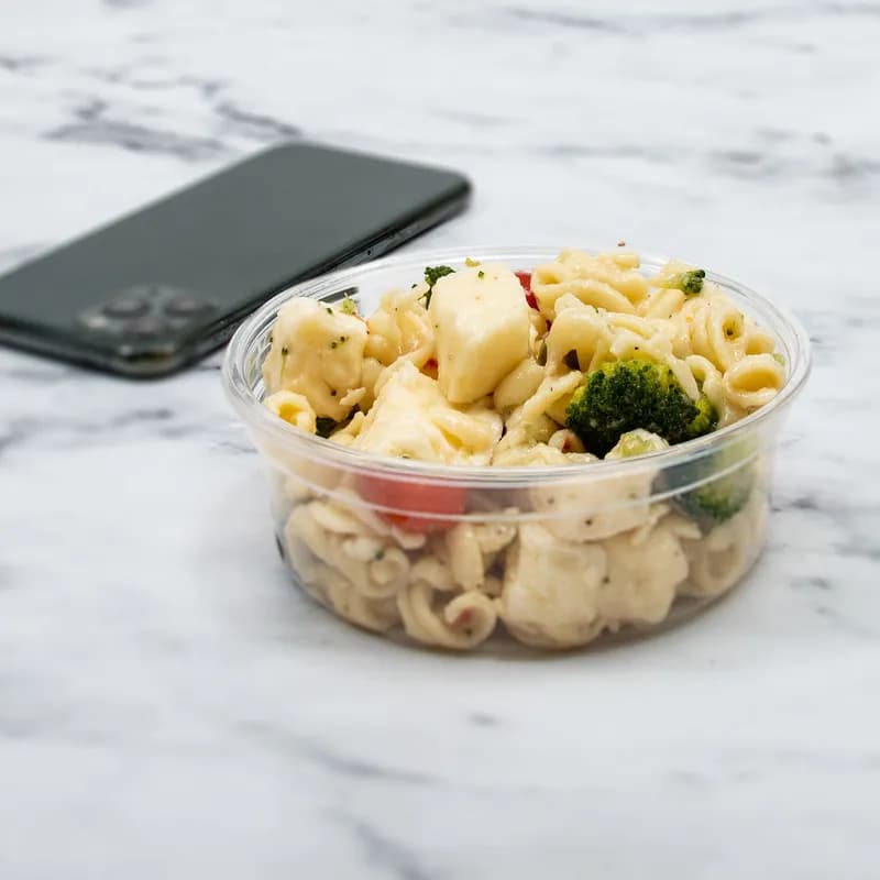 Solo® MicroGourmet® Deli Container Base & Lid Combo 8 OZ PP Clear 25 Count/Pack 20 Packs/Case 500 Count/Case