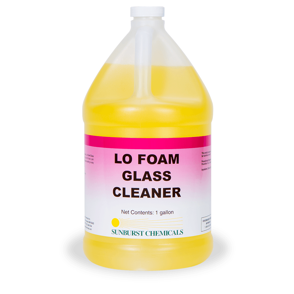 Lo Foam Glass Cleaner 1 GAL Liquid 4/Case