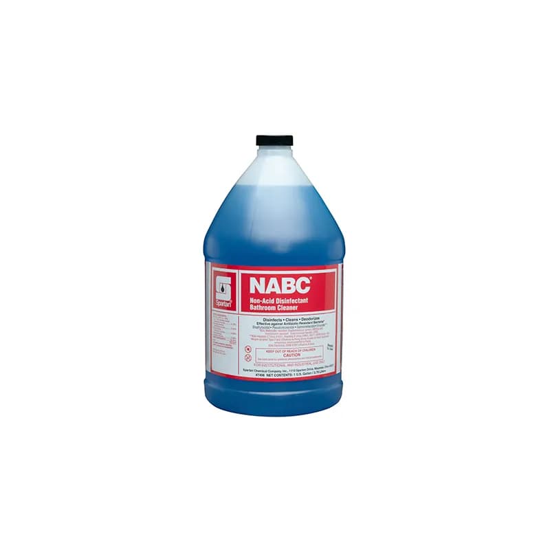 NABC® Floral Restroom Cleaner Disinfectant Deodorizer 1 GAL Liquid RTU Non-Acid 4/Case