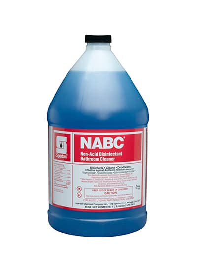 NABC® Floral Restroom Cleaner Disinfectant Deodorizer 1 GAL Liquid RTU Non-Acid 4/Case