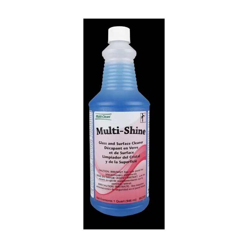Multi-Shine Glass & Surface Cleaner 1 QT Multi Surface Liquid RTU 12/Case