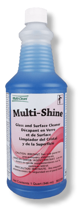 Multi-Shine Glass & Surface Cleaner 1 QT Multi Surface Liquid RTU 12/Case